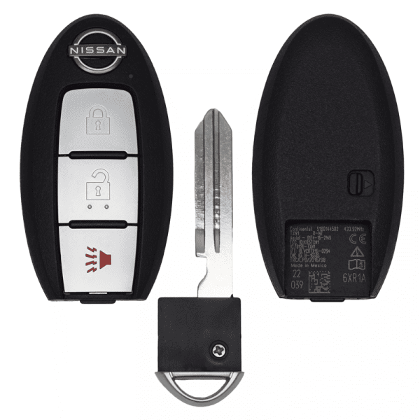 2021-2024 NISSAN 3B KICKS PATHFINDER ROGUE SMART KEYLESS REMOTE FOB KR5TXN1 285E3-6XR1A (PEWTER LOGO)