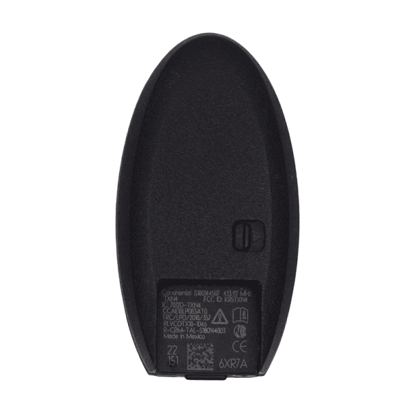 2021-2024 NISSAN PATHFINDER ROGUE 5B SMART KEYLESS PROXIMITY REMOTE FOB S180144507 285E3-6XR7A (PEWTER LOGO) - Image 3