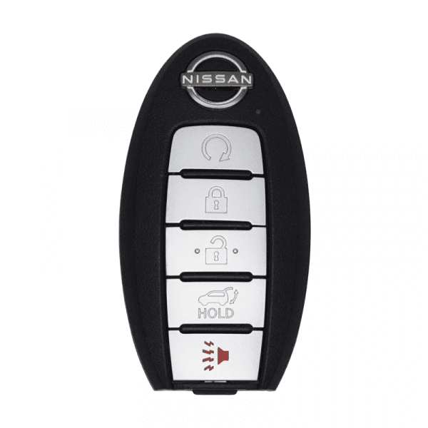 2021-2024 NISSAN PATHFINDER ROGUE 5B SMART KEYLESS PROXIMITY REMOTE FOB S180144507 285E3-6XR7A (PEWTER LOGO) - Image 2