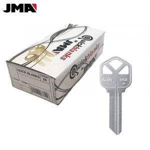 JMA KW1 RESIDENTIAL KEYS NICKEL PLATED KWI-1KE-NP PACK OF 50