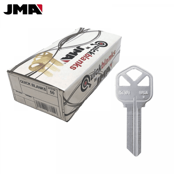 JMA KW1 RESIDENTIAL KEYS NICKEL PLATED KWI-1KE-NP PACK OF 50