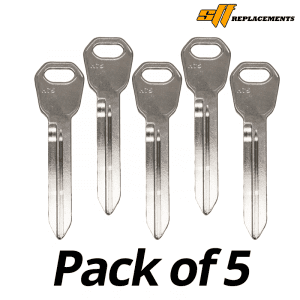 H75 MECHANICAL KEY BLANK FOR FORD 8-CUT PACK OF 5