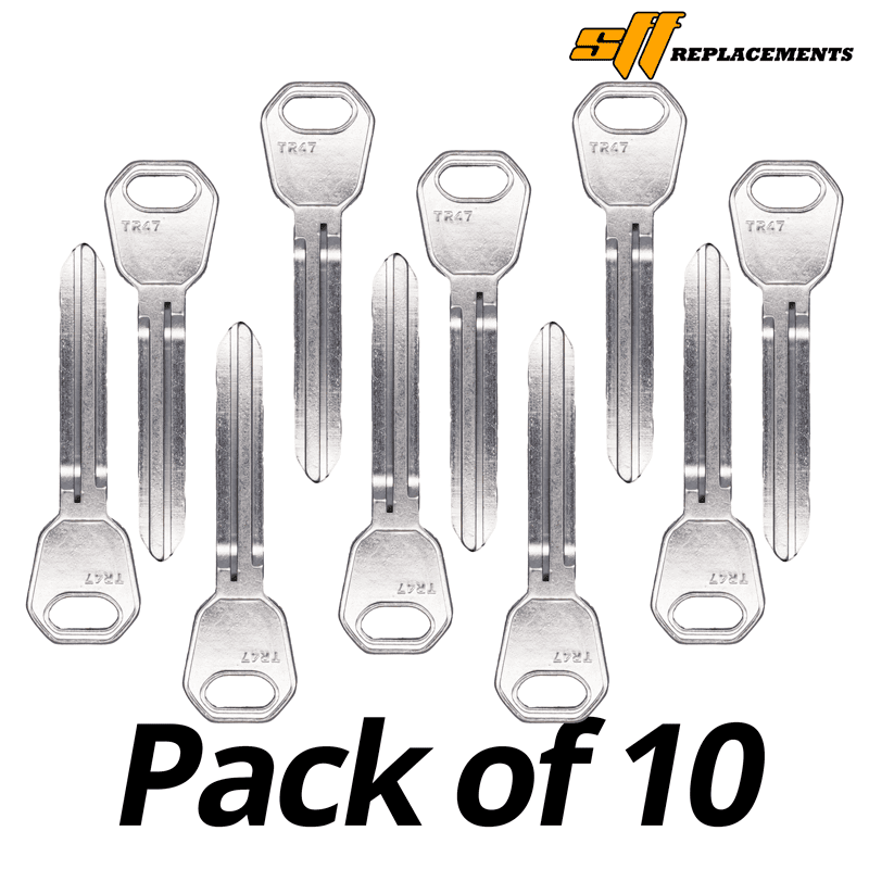 TR47 X217 TOYO-15E MECHANICAL HIGH SECURITY KEY BLANK PACK OF 10