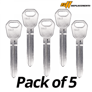 TR47 X217 TOYO-15E MECHANICAL HIGH SECURITY KEY BLANK PACK OF 5