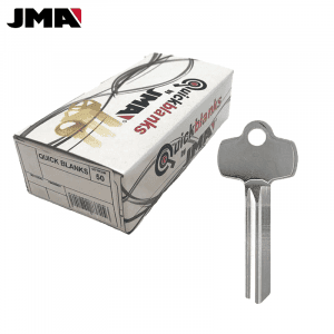 JMA BE2 IC CORE KEY BLANK NICKEL PLATED 50-PACK BES-1DE