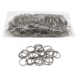 250 PACK OF 3/8" SMALL GIVE AWAY KEY RINGS (TOYOTA / SUBARU SMART)