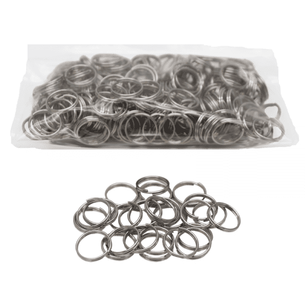 250 PACK OF 3/8" SMALL GIVE AWAY KEY RINGS (TOYOTA / SUBARU SMART)