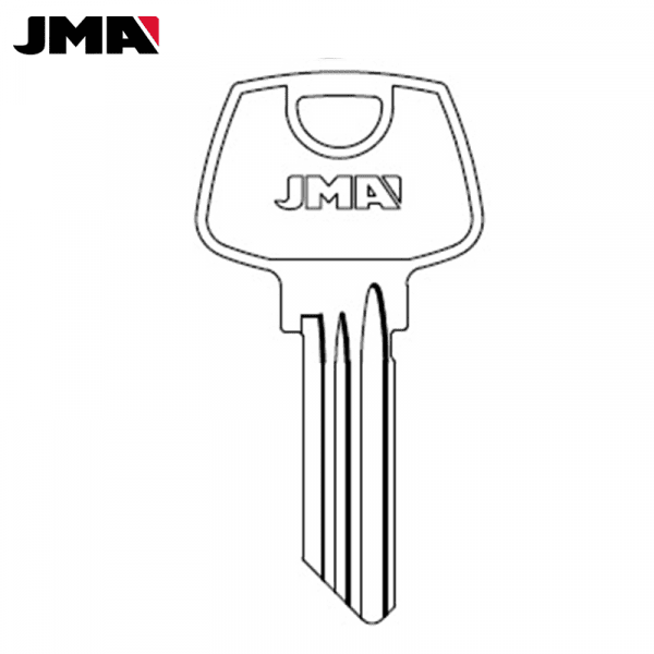 JMA 1007LK SARGENT KEY NICKEL FINISH JMA-SAR-75 (PACK OF 10)