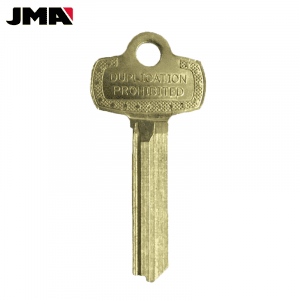 JMA BES-8DS 1A1J1 KEY BLANK FOR BEST "J" DUPLICATION PROHIBITED (PACK OF 10)