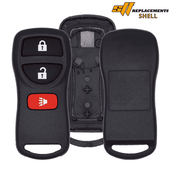 REPLACEMENT 3B KEYLESS ENTRY REMOTE SHELL / CASE FOR NISSAN KBRASTU15