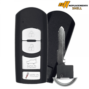 REPLACEMENT 4B PROXIMITY SMART KEY SHELL FOR MAZDA CX-5 CX-9 WAZSKE13D01 WAZSKE13D02