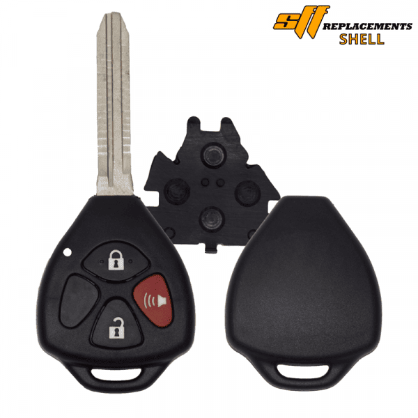2006-2020 REPLACEMENT 3B REMOTE HEAD KEY SHELL FOR TOYOTA TR47 HYQ12BBY, GQ4-29T, MOZB41TG, M0ZB41TG