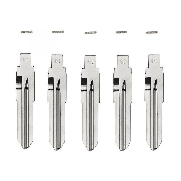 GLOBAL TECSPRO GTL FIAT GT15R FLIP KEY BLADE W/ ROLL PINS FOR XHORSE REMOTES