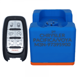 QUICKIE REMOTE FAST CHANGE UNLOCKING CRADLE FOR CHRYSLER M3N-97395900 WITHOUT REMOVING BOARD #2t2